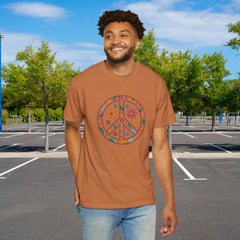 Flower Power Peace T-Shirt, Unisex Boho Tee,