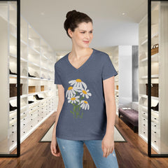 Daisy Bouquet V-Neck Tee