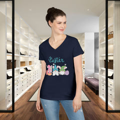 Easter Gnomes V-Neck Tee