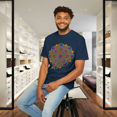 Mandala Graphic T‑Shirt — Colorful Psychedelic Boho Tee