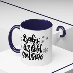 Winter-Themed Accent Coffee Mug