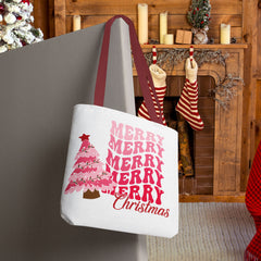 Holiday Tote Bag Merry Christmas