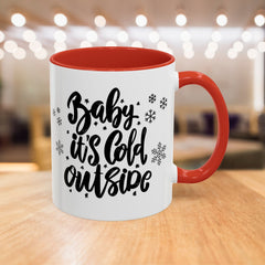 Winter-Themed Accent Coffee Mug