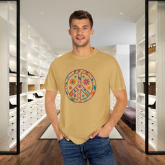 Flower Power Peace T-Shirt, Unisex Boho Tee,