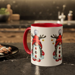 Cute Reindeer Gnome Christmas Mug