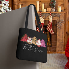 Holiday Tote Bag, Festival Shopping Bag,