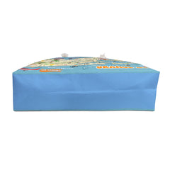 Orange Beach Weekender Bag, Travel Tote,