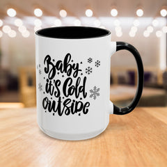 Winter-Themed Accent Coffee Mug