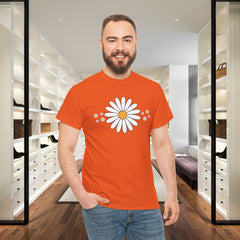 Daisy Graphic Tee — Minimal White Daisy Floral T‑Shirt