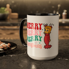 Merry Merry Merry and Bright Christmas Mugs