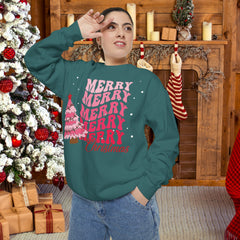 Gift for Him/Her, Festive Sweatshirt, Winter Fashion, Cute Sweatshirt