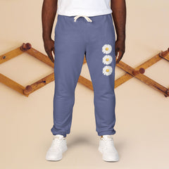 Vibrant Floral Unisex Fleece Sweatpants