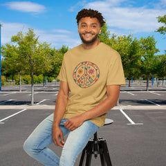 Flower Power Peace T-Shirt, Unisex Boho Tee,