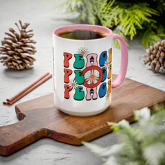 Colorful Peace Sign Mugs