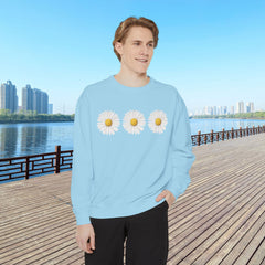 Daisy Unisex Garment-Dyed Sweatshirt -