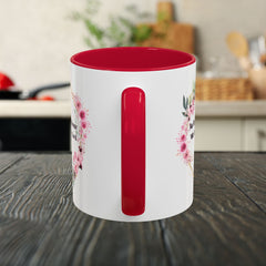 Joshua 24:15 Floral Faith Mug — "As for Me and My House, We Will Serve the Lord" (11oz/15oz)