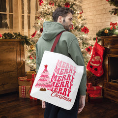 Holiday Tote Bag Merry Christmas
