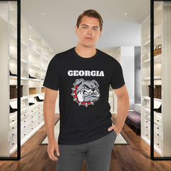 Bulldog Tee — Vintage Fierce Mascot Short Sleeve Shirt