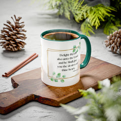 Psalm 37:4 Mug Christian Coffee Cup