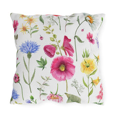 Floral Outdoor Pillows, Spring Home Decor,