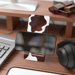 Cow Print Phone Stand, Cute Mobile Display Holder,