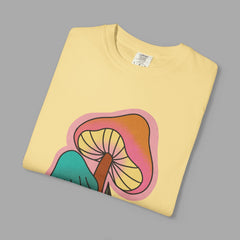 Retro Mushroom Floral T-Shirt, Unisex Boho Tee,