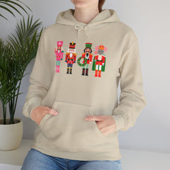 Holiday Trees Unisex Hooded Sweatshirt - Cozy Christmas Gift,
