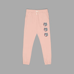 Comfy Fleece Bulldog Print Unisex Sweatpants