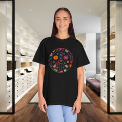Flower Power Peace T-Shirt, Unisex Boho Tee,