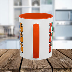 Colorful Peace Sign Mugs