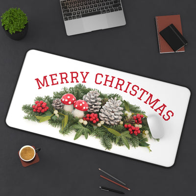 Christmas Desk Mat, Holiday Office Decor,