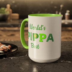 Pippa Floral Name Mug — Personalized Colorful Coffee Cup (11oz & 15oz)