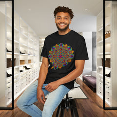 Mandala Graphic T‑Shirt — Colorful Psychedelic Boho Tee