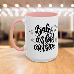 Winter-Themed Accent Coffee Mug