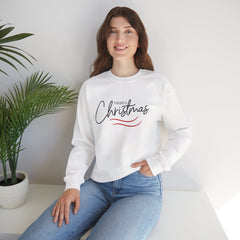 Modern Merry Christmas Sweatshirt, Holiday Sweatshirt