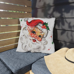 Retro Santa Claus Christmas Decor Throw Pillow