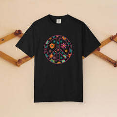 Flower Power Peace T-Shirt, Unisex Boho Tee,