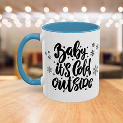 Winter-Themed Accent Coffee Mug