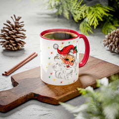 Festive Santa Mug, Christmas Gift, Santa Claus Design