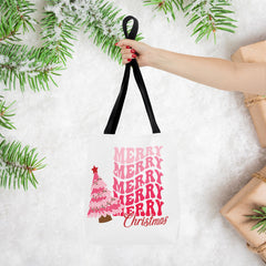 Holiday Tote Bag Merry Christmas