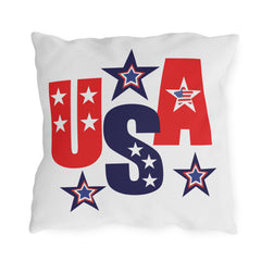 USA Patriotic Outdoor Pillows, 4th of July Decor