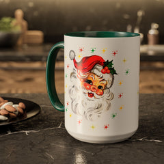Festive Santa Mug, Christmas Gift, Santa Claus Design