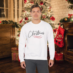 Modern Merry Christmas Sweatshirt, Holiday Sweatshirt