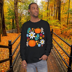 Fall Floral Long Sleeve T-Shirt,