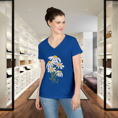 Daisy Bouquet V-Neck Tee