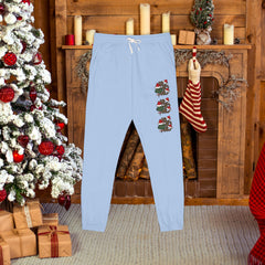 Holiday Ho Ho Ho Fleece Sweatpants - Unisex Lounge Pants,