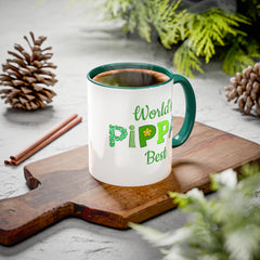 Pippa Floral Name Mug — Personalized Colorful Coffee Cup (11oz & 15oz)