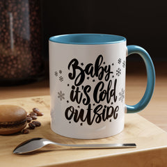 Winter-Themed Accent Coffee Mug
