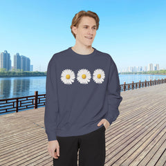 Daisy Unisex Garment-Dyed Sweatshirt -