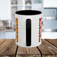 Colorful Peace Sign Mugs